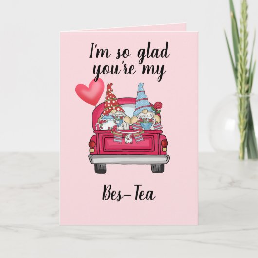 Best Friend Valentine Feiertagskarte (Vorderseite)