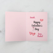Best Friend Valentine Feiertagskarte (Innenseite)