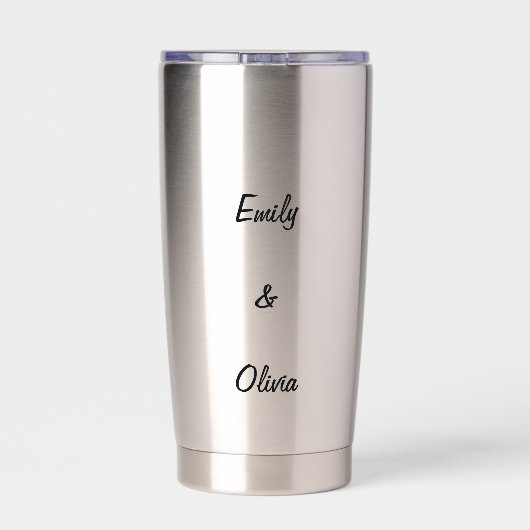 Best friend Water Flasche Thermobecher (Rückseite)