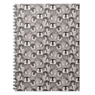 Best Friend Watercolor Baby Penguin Notizblock