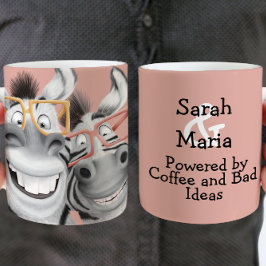 Best Friend Zebras Funny Kaffeetasse