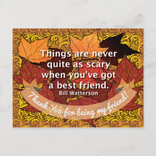 Best friend-Zitat Postkarte