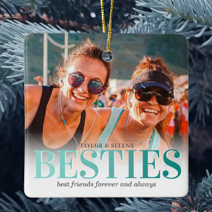 Best Friends 2 Picture Christmas Keramikornament