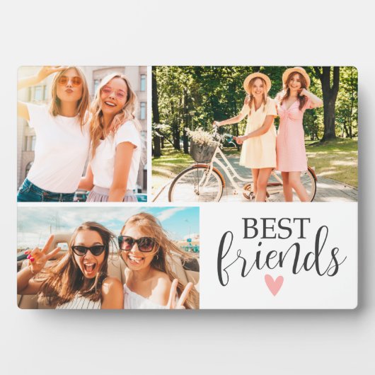 Best Friends 3 FotoCollage Fotoplatte (Vorderseite)