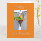 BEST FRIEND'S *60.* GEBURTSTAGSKARTE KARTE (Gelbe Blume)