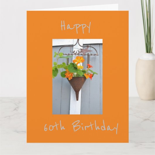 BEST FRIEND'S *60.* GEBURTSTAGSKARTE KARTE (Vorderseite)