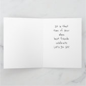 BEST FRIEND'S *60.* GEBURTSTAGSKARTE KARTE (Innenseite)