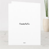 BEST FRIEND'S *70.* GEBURTSTAGSKARTE KARTE (Rückseite)