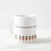 Best Friends and Ice Cream Cones Coffee Mug Kaffeetasse (Vorderseite Links)