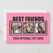 Best Friends benutzerdefinierte Fotos, Text & Farb (Vorderseite)