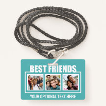 Best Friends benutzerdefinierte Fotos, Text & Farb