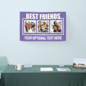 Best Friends benutzerdefinierte Fotos, Text & Farb Banner (Messe)