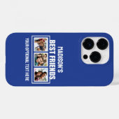 Best Friends benutzerdefinierte Fotos, Text & Farb Case-Mate iPhone Hülle (Rückseite (Horizontal))