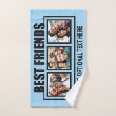 Best Friends benutzerdefinierte Fotos, Text & Farb Handtuch (Handtuch)