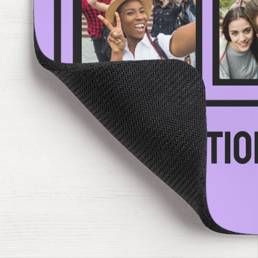 Best Friends benutzerdefinierte Fotos, Text & Farb Mousepad (Ecke)