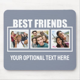 Best Friends benutzerdefinierte Fotos, Text & Farb Mousepad