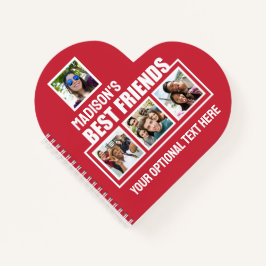 Best Friends benutzerdefinierte Fotos, Text & Farb Notizblock