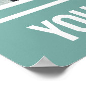 Best Friends benutzerdefinierte Fotos, Text & Farb Poster (Ecke)