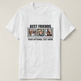 Best Friends benutzerdefinierte Fotos & Texte T-Shirt