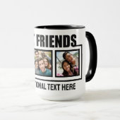 Best Friends benutzerdefinierte Fotos & Texte Tasse (VorderseiteRechts)