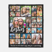 Best Friends BESTIES 23 Foto Collage Custom Fleecedecke (Vorderseite)