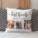 Best Friends Besties 3 Foto Collage Keepake Kissen<br><div class="desc">Feiern Sie Ihre Freundschaft mit den besten Friends Besties 3 Foto Collage Keepake Throw Kissen. Dieses personalisierte Kissen besticht durch eine wunderschön arrangierte Collage aus drei hochgeschätzten Fotos, in der Sie ganz besondere Momente mit Ihren Leidenschaften erleben. Mit Sorgfalt und hochwertigen Materialien, fügt es jedem Raum eine stilvolle und sentimentale...</div>