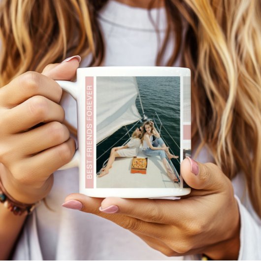 Best Friends Besties 6 Foto Collage Kaffeetasse