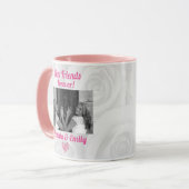 Best Friends Besties BESTE FREUNDIN Foto-Namen Nie Tasse (Vorderseite Links)