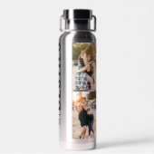 Best Friends Besties Custom Initials 4 Foto BESTE  Trinkflasche (Rückseite)