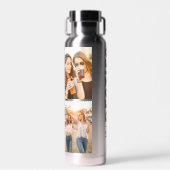 Best Friends Besties Custom Initials 4 Foto BESTE  Trinkflasche (Vorne)