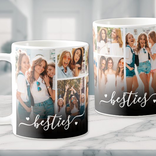 Best Friends Besties Foto Kaffeetasse