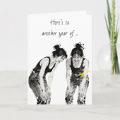 Best Friend's Birthday Humor Karte (Vorderseite)