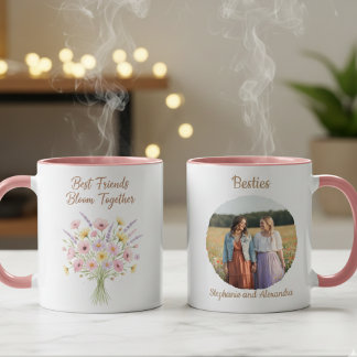 Best Friends Bloom Together Mug Tasse