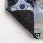 Best Friends Border Collie & German Shepherd Mousepad (Ecke)