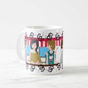 Best Friends & Café Vibes Kaffeetasse