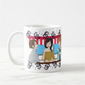 Best Friends & Café Vibes Kaffeetasse (Links)