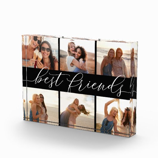 Best Friends Calligraphy Collage Fotoblock (Rechts)