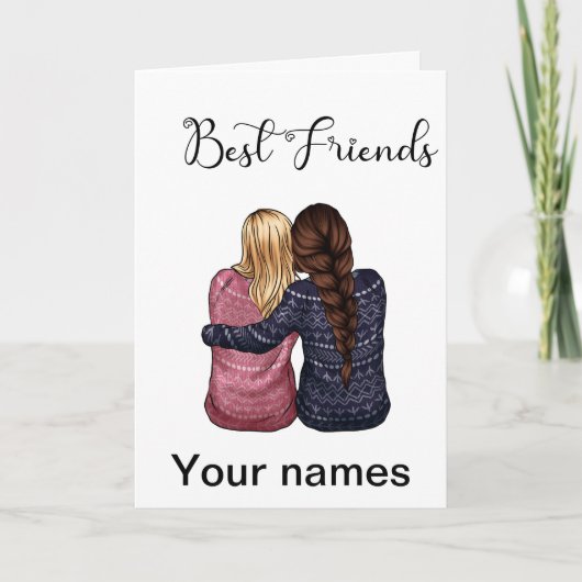 Best Friends Card Karte (Vorderseite)