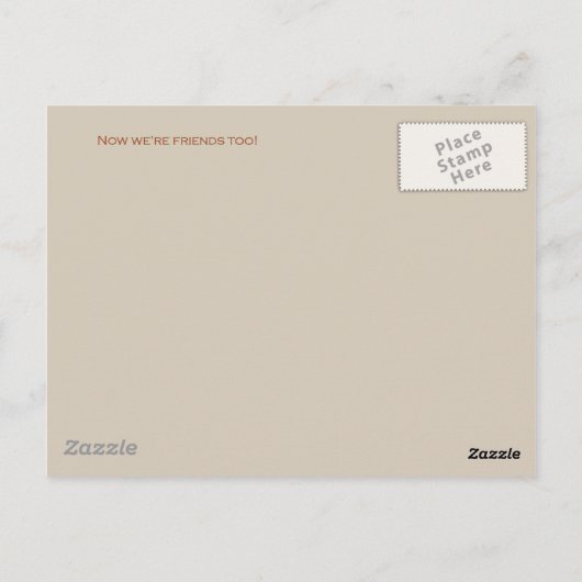 Best Friends Card Postkarte (Rückseite)