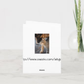Best Friends - Cat & German Shepherd Card Karte (Rückseite)