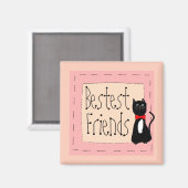 Best Friends-Cat Magnet (Vorderseite/Rückseite)