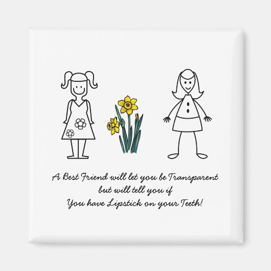 Best Friends Collection Transparent Magnet (Vorne)