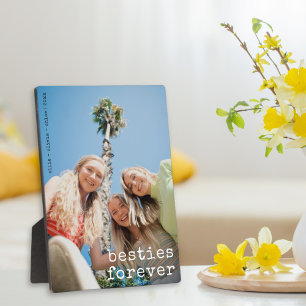 Best Friends Custom Besties Forever Overlay Foto Fotoplatte