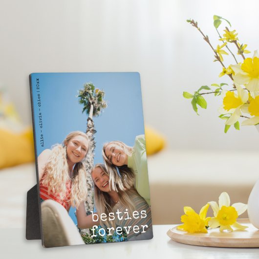Best Friends Custom Besties Forever Overlay Foto Fotoplatte