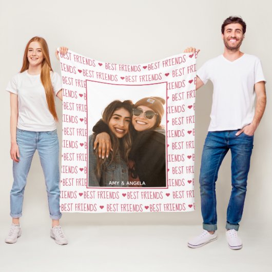 Best Friends Custom Foto Fleecedecke (Beispiel)