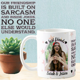 Best Friends Custom Foto Tasse