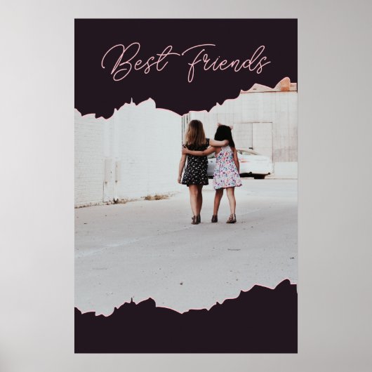 Best Friends Custom Image Poster (Vorne)