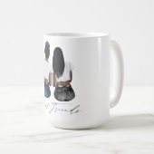 Best Friends Custom Tasse (VorderseiteRechts)