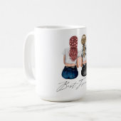 Best Friends Custom Tasse (Vorderseite Links)