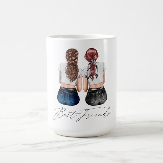 Best Friends Custom Tasse (Mittel)